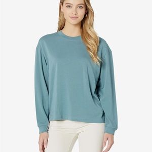 Madewell Sopima Cotton blue long sleeve t- NTW - medium